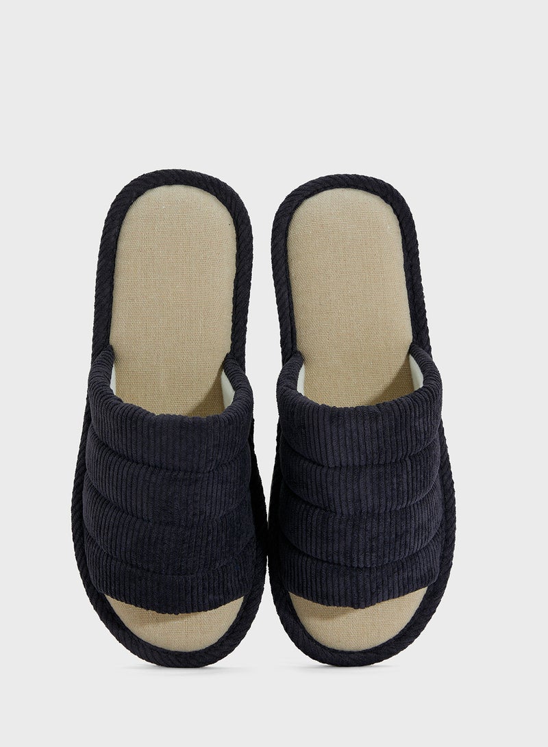 Seventy Five Open Toe Cozy Home Slippers  - Image 4