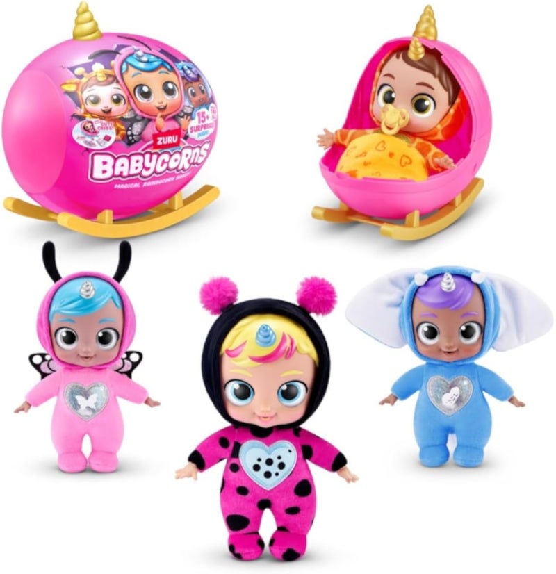 بيوتيفول مجموعة دمى زورو بيبي كورنز سيريز 1 مع 15+ مفاجآت، صغيرة