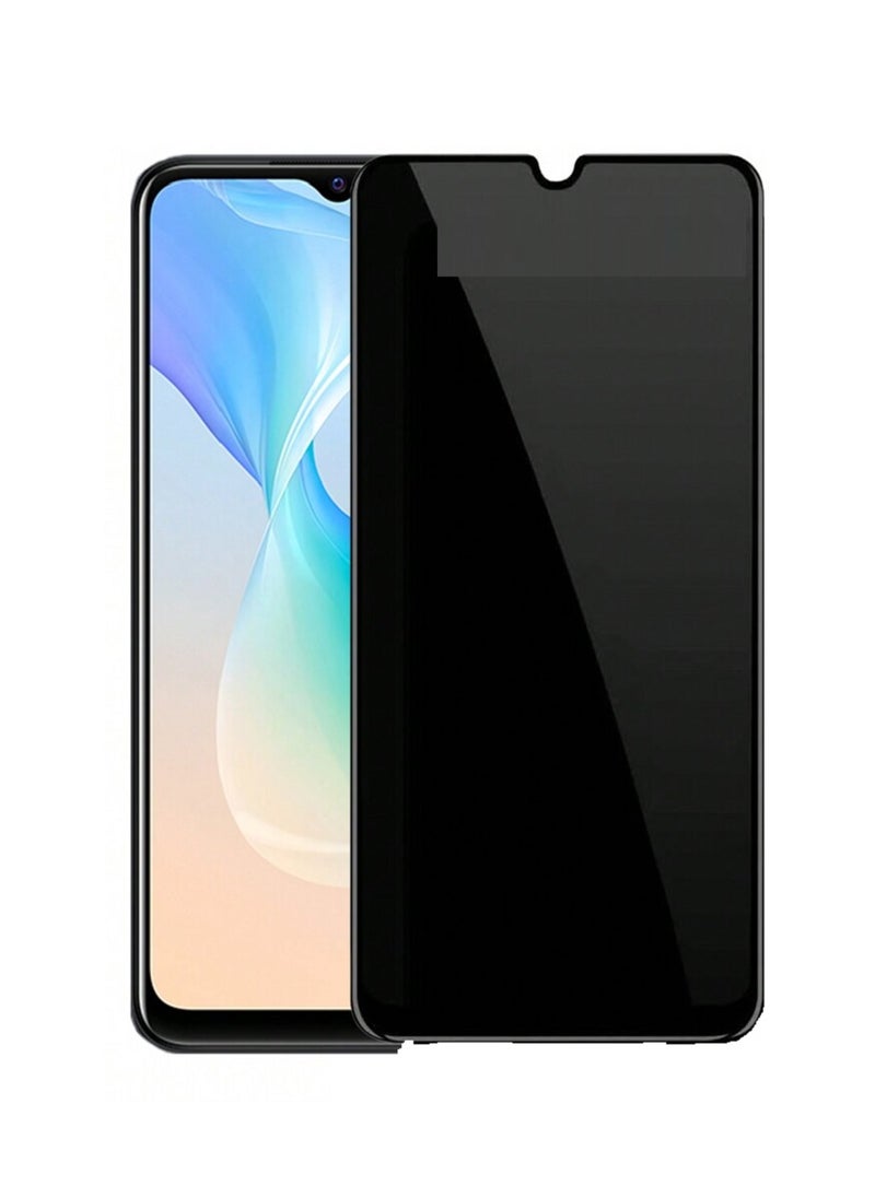 Tempered Glass Screen Protector Anti-Spy Privacy Designed For vivo Y02 Full Screen Coverage And Bubble Free - Image 1