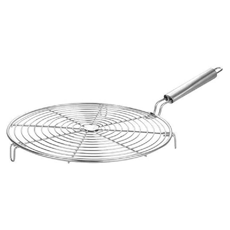 Drumil Roaster Barbecue Net Jali Griller for Roti, Paneer, Chapati Toast, Steaming, Cooking, Baking Steel Handle(1 Pack) - Image 1