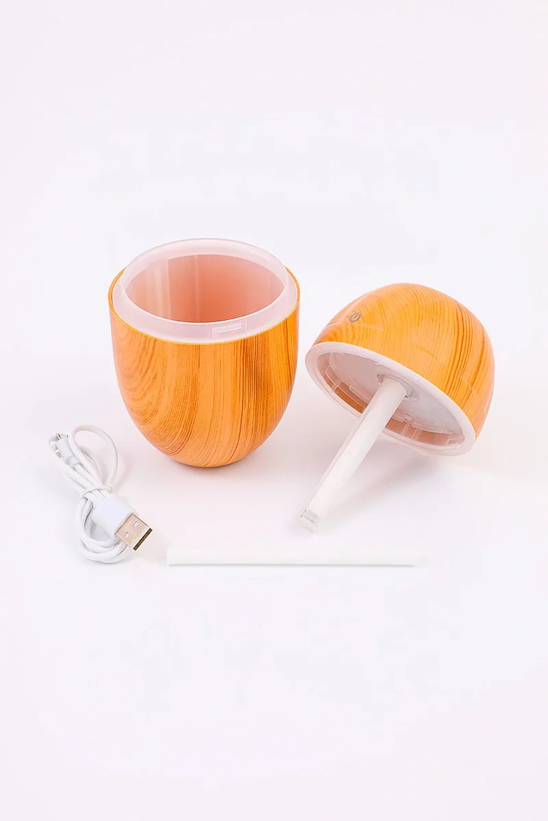 Muy Mucho Essential Oil Diffuser Extended Timer, Brown