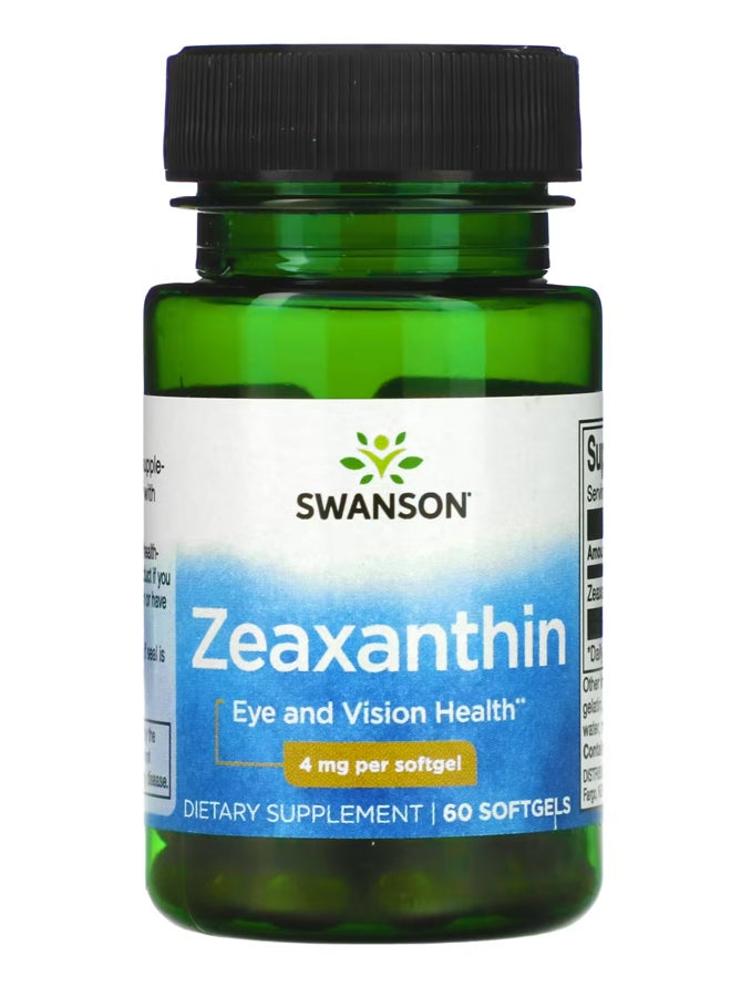 سوانسون زياكسانثين ، 4 ملجم ، 60 كبسولة هلامية