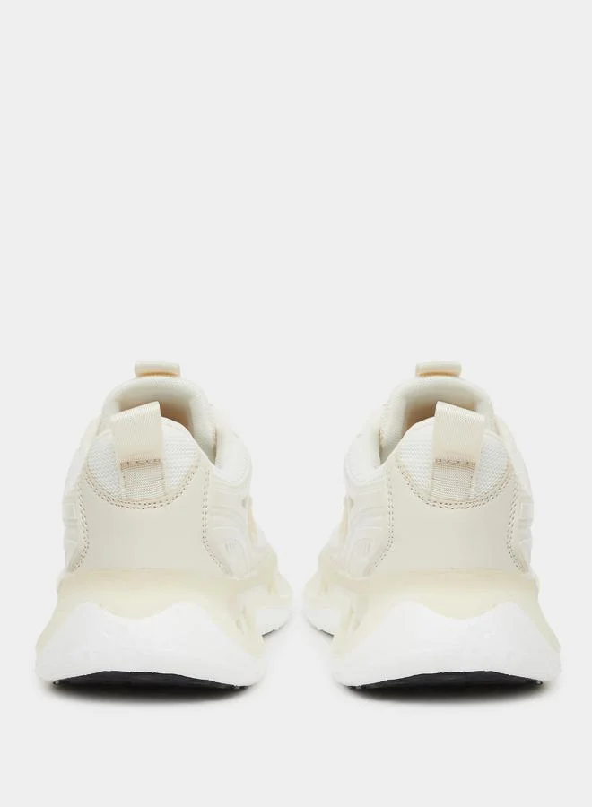 Styli Styli Panelled Lace Up Sneakers