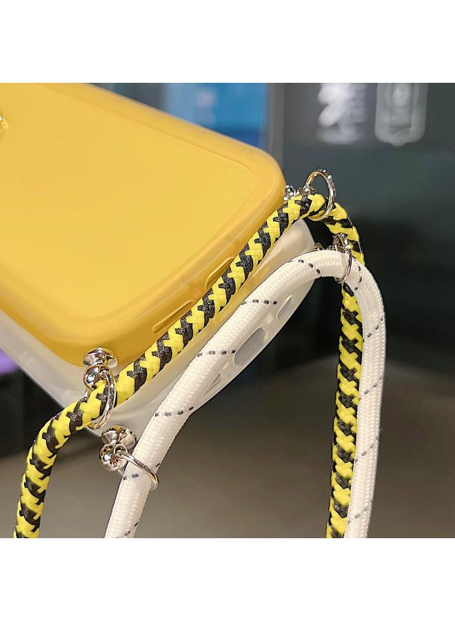 S-TOP Case For iPhone 13 Pro Max Candy Colors TPU Phone Case with Lanyard - Image 4