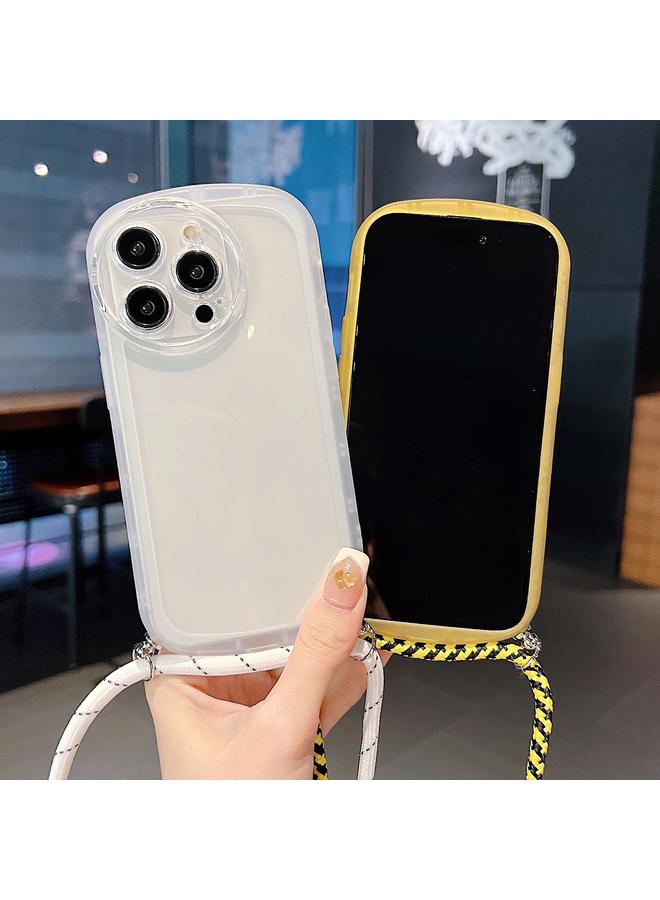 S-TOP Case For iPhone 13 Pro Max Candy Colors TPU Phone Case with Lanyard - Image 3