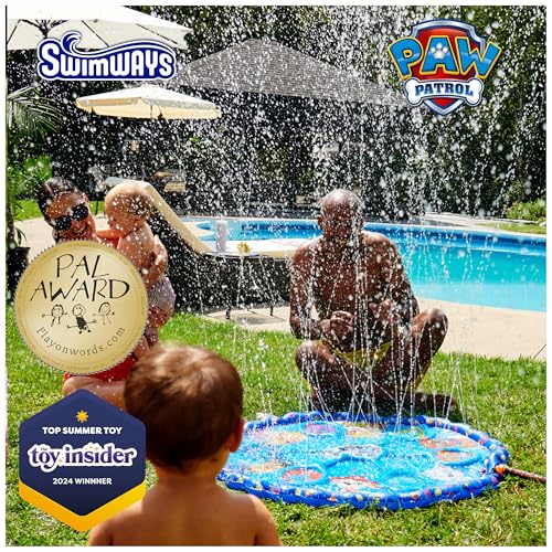 SwimWays PAW Patrol Splash Mat, Kids Splash Pad, Outdoor Toys, PAW Patrol Party Supplies and Water Toys for Kids Ages 1 & Up - Image 2