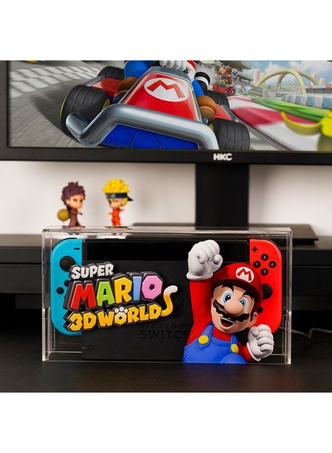 Loquat Switch Dust Cover Mario Nintendo Oled Console Game Base Box NS Acrylic Painted Protective Case-Product Color:Switch/oled Universal-Model:Mario 009  - Image 4
