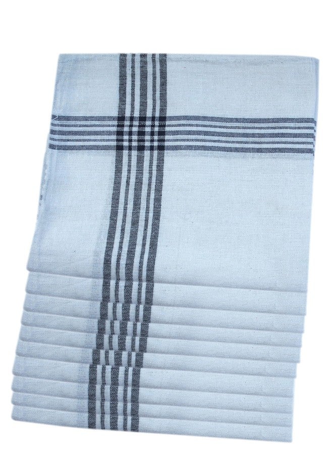 Space Fly, Highly Absorbent Big Size 21X21inch 100% Cotton Multipurpose Kitchen, Chapatis Napkin and Cleaning, Cloth, Duster (10 Pieces_Multi Color Striped) (21X21 inch) - Image 5