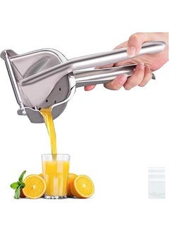 HOOKOR Real Stainless Steel Lemon Squeezer Citrus Juicer Hand Press Heavy Duty Manual Squeeze Juice Extractor Maker Orange Lime Grapefruit Presser，Lime Squeezer Bar Tool, Manual Citrus Press  - Image 1