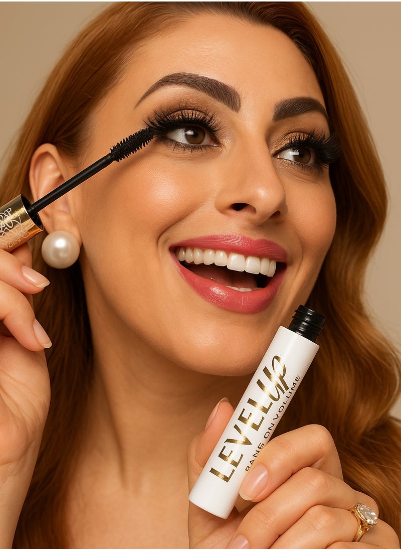 The Dubai Dolls - The Dubai Dolls Level Up Bang On Mascara | Intense Ultra-Black, High-Volume | Clump-Free, Smudge-Proof | Lush, Lifted Lashes with No Falsies Needed - Image 1
