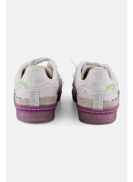 adidas Originals Kids Boy Campus Youth Of Paris Lace Up Outdoor Shoes, Light Grey  - Image 2
