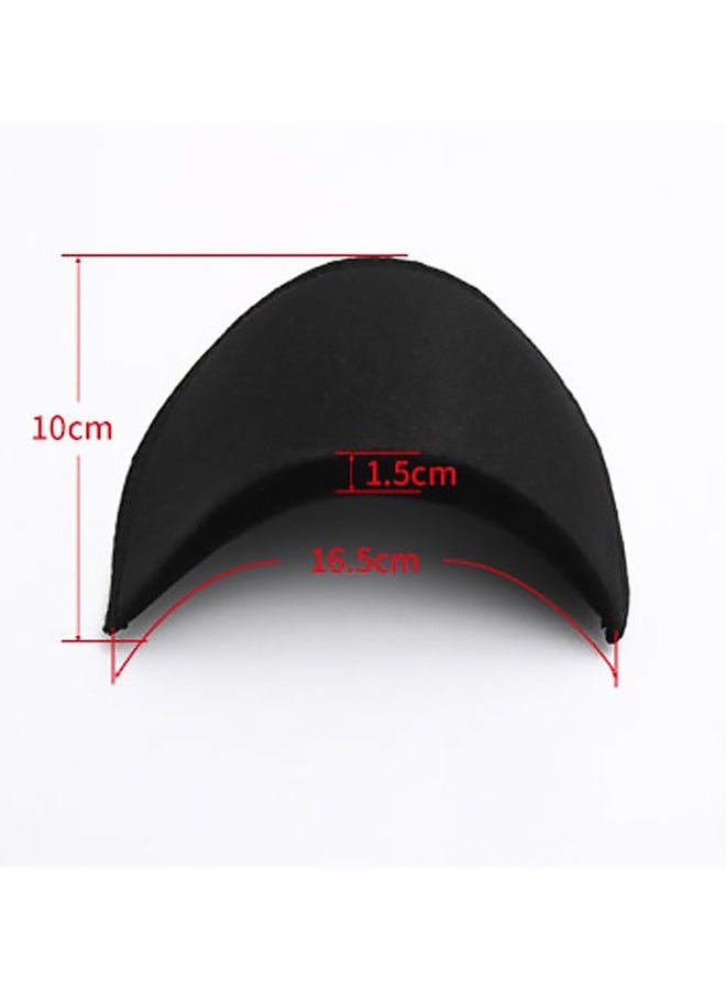 5 أزواج منصات حياكة سوداء رغاوي الإسفنج مجموعة في تعزيز الكتف إكسسوارات الحياكة للنساء الرجال تخصيص السترات، البدلات المعاطف السترات الفساتين، ملاءمة أعمال الحياكة، الملابس الرسمية - Image 3