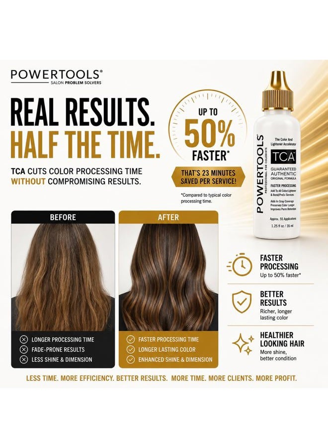 POWERTOOLS TCA, The Original Color And Lightener Accelerator | Guaranteed Authentic Original Formula l Cut Color Processing In Half | All-Natural High Grade Oil Blend (4 Fl Oz) - Image 4