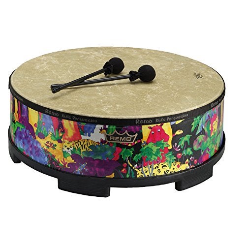 Remo KD582201 Kids Percussion Gathering Drum Fabric Rain Forest 22 - Image 1
