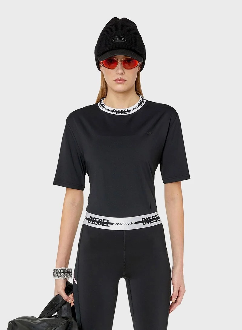 DIESEL Crew Neck Logo T-Shirt