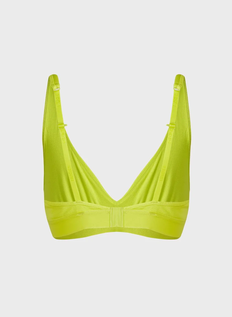 HUGO Plunge Knitted Bra