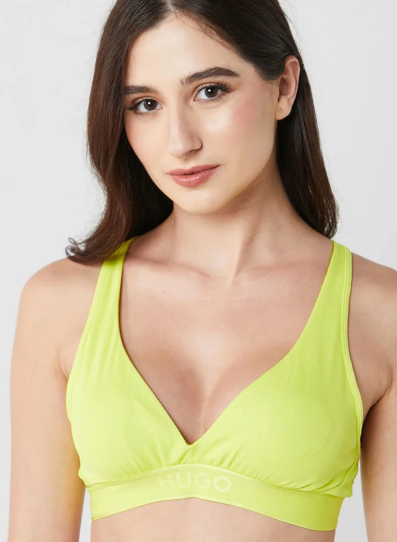 HUGO Plunge Knitted Bra