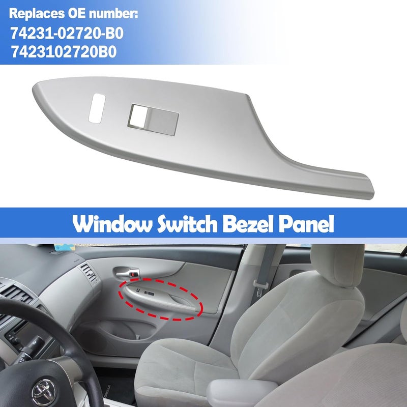 Osompar Power Window Switch Bezel Trim for Toyota Corolla - Image 3