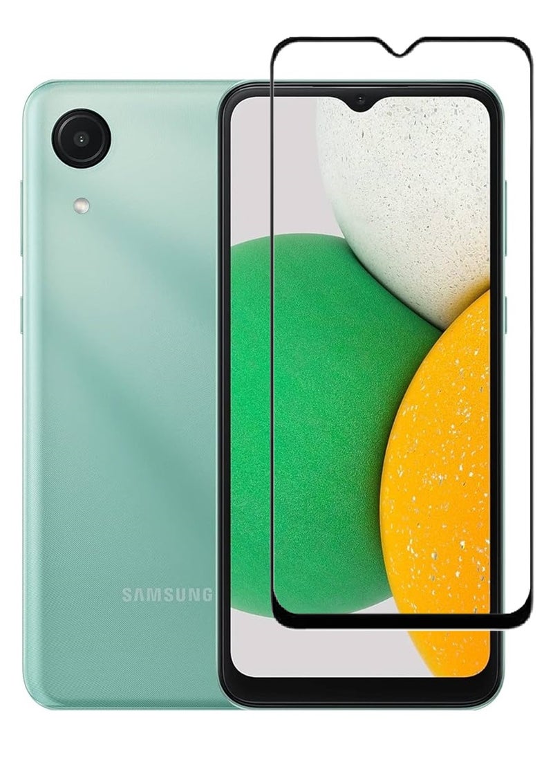 AINA Tempered Glass Screen Protector 5D Designed For Samsung Galaxy A03 Core Full Glue Edge to Edge Full Screen Coverage And Bubble Free - Image 1