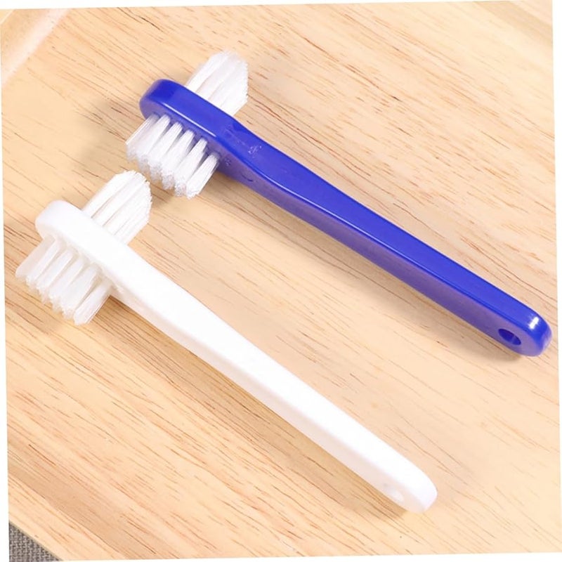 فاليكلود 4 قطع مجموعة فرشاة أسنان محمولة برأس مزدوج مدمجة خفيفة الوزن للمنزل والسفر - Image 4