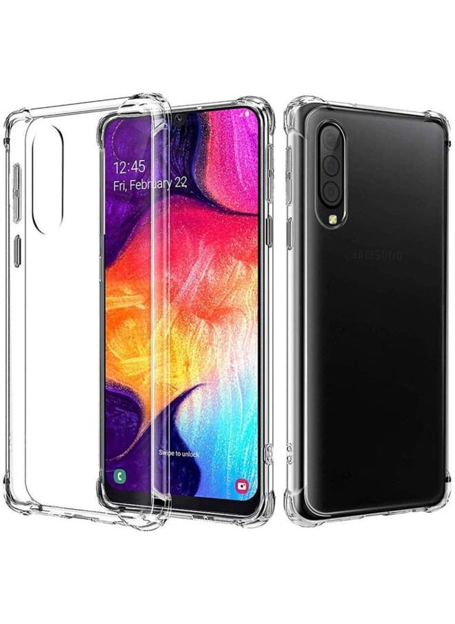 NuSense Case Clear For Samsung A30S/A50Stpu Four Corners Galaxy Cover Transparent Soft  - Image 1