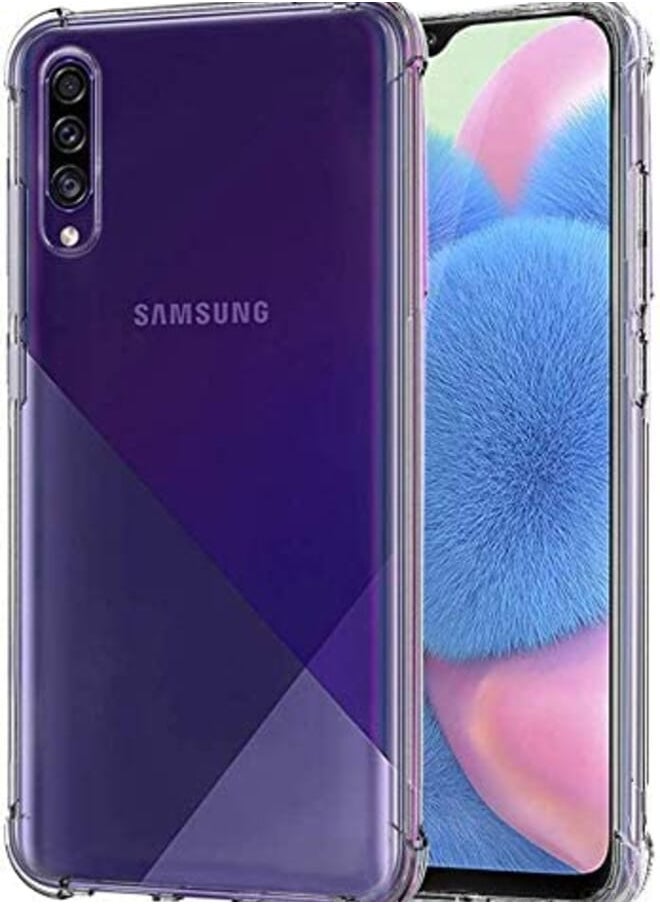 NuSense Case Clear For Samsung A30S/A50Stpu Four Corners Galaxy Cover Transparent Soft  - Image 3