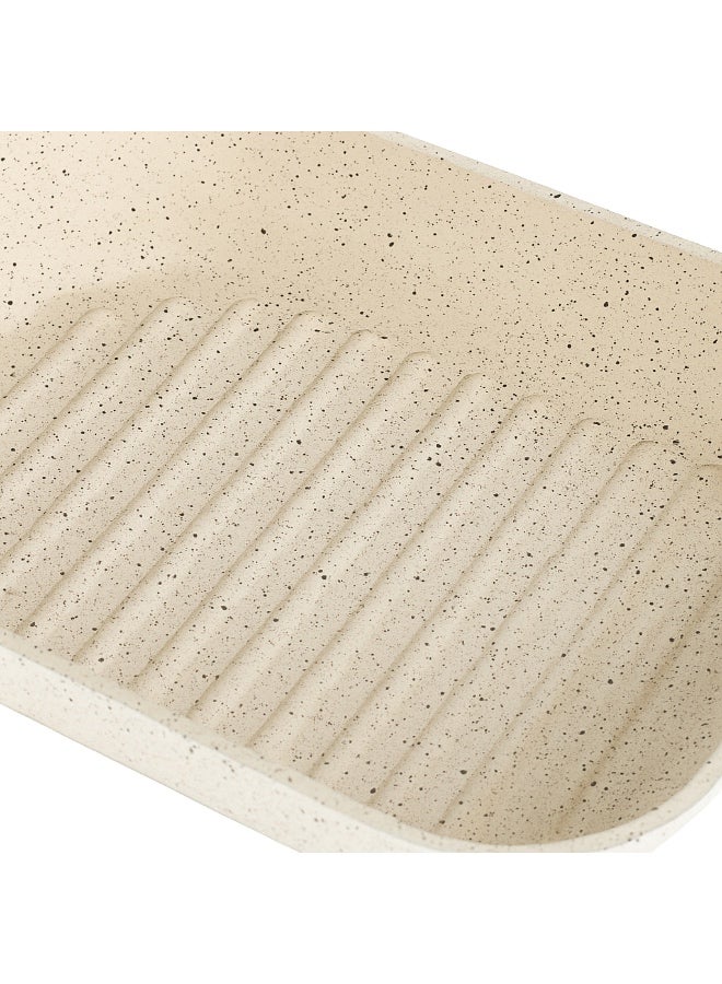 SONEX 28cm Grill Pan – Premium Marble Coating for Perfect Grilling - Image 3