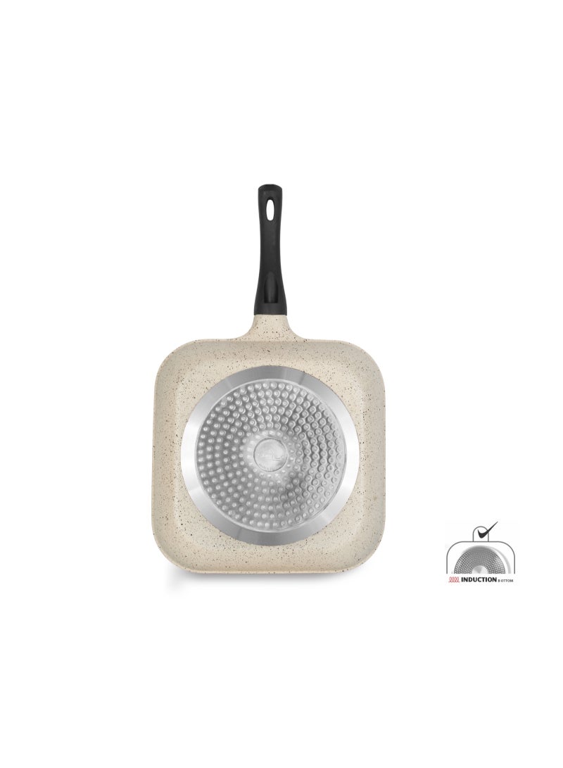 SONEX 28cm Grill Pan – Premium Marble Coating for Perfect Grilling - Image 2