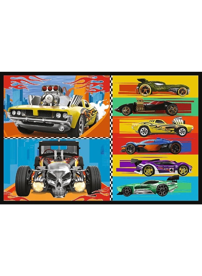 Trefl - Hot Wheels Toy Cars Puzzle 2x70 Pieces - 34442 - Image 2