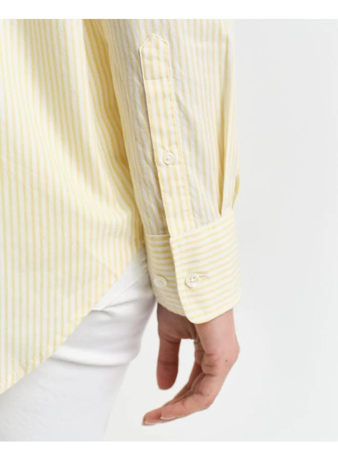GANT Relaxed Fit Striped Luxury Oxford Shirt