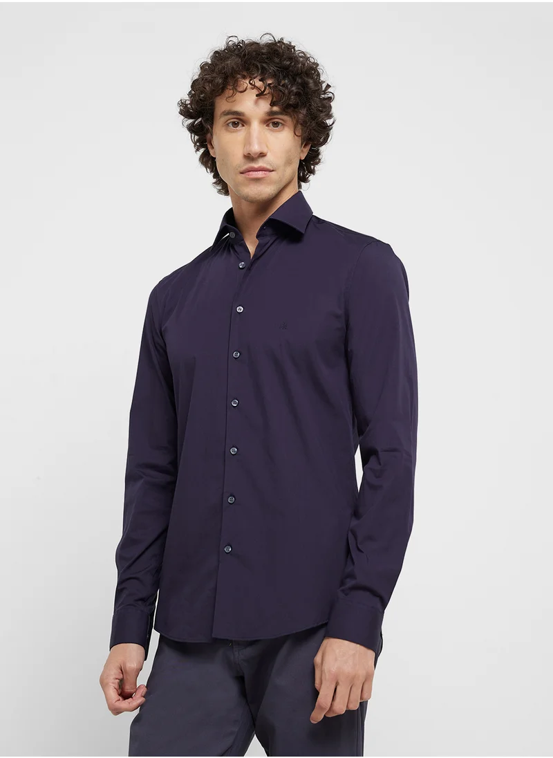 كالفن كلاين Essential Stretch Slim Fit Shirt