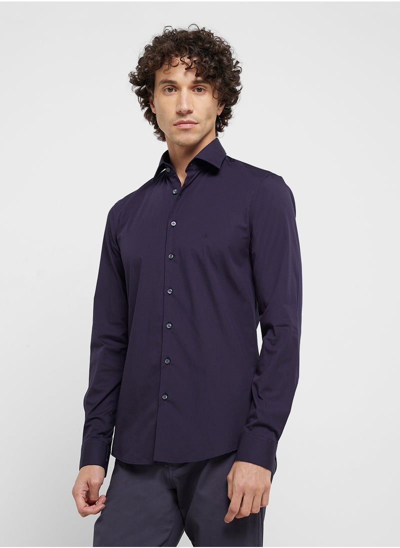 CALVIN KLEIN Essential Stretch Slim Fit Shirt  - Image 1