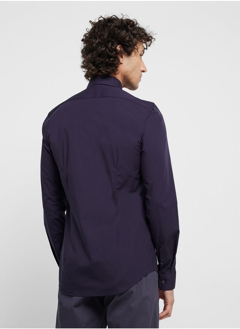 CALVIN KLEIN Essential Stretch Slim Fit Shirt  - Image 2