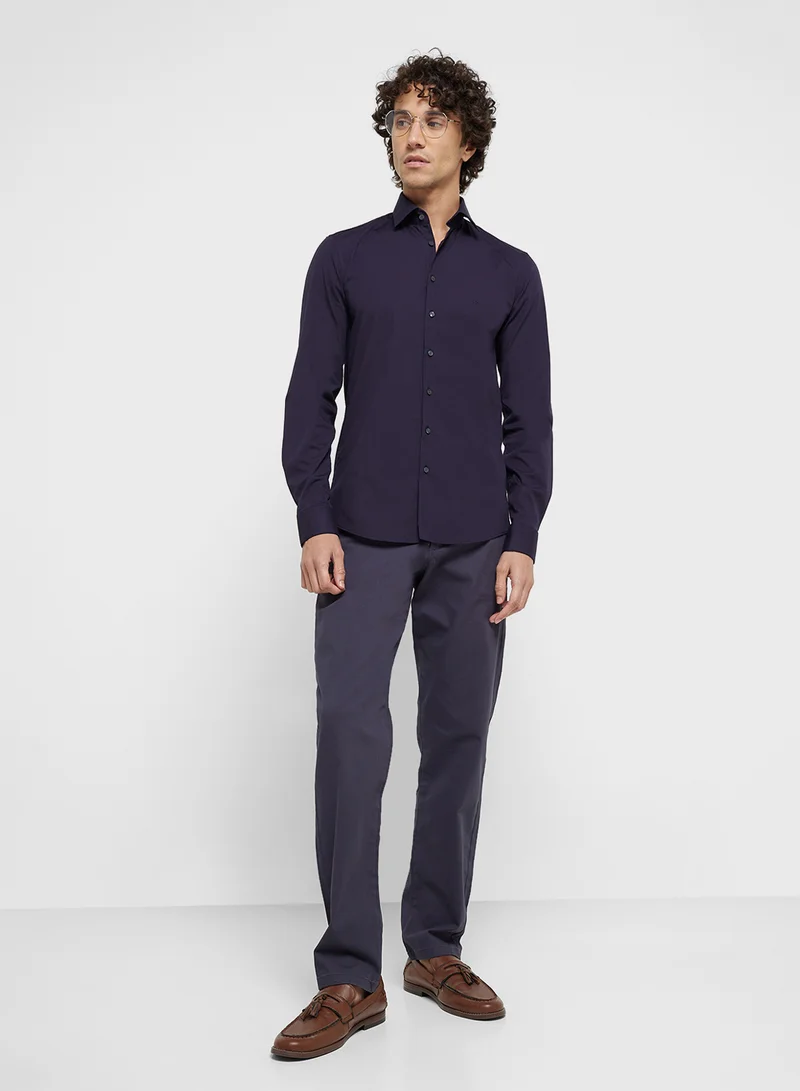 CALVIN KLEIN Essential Stretch Slim Fit Shirt
