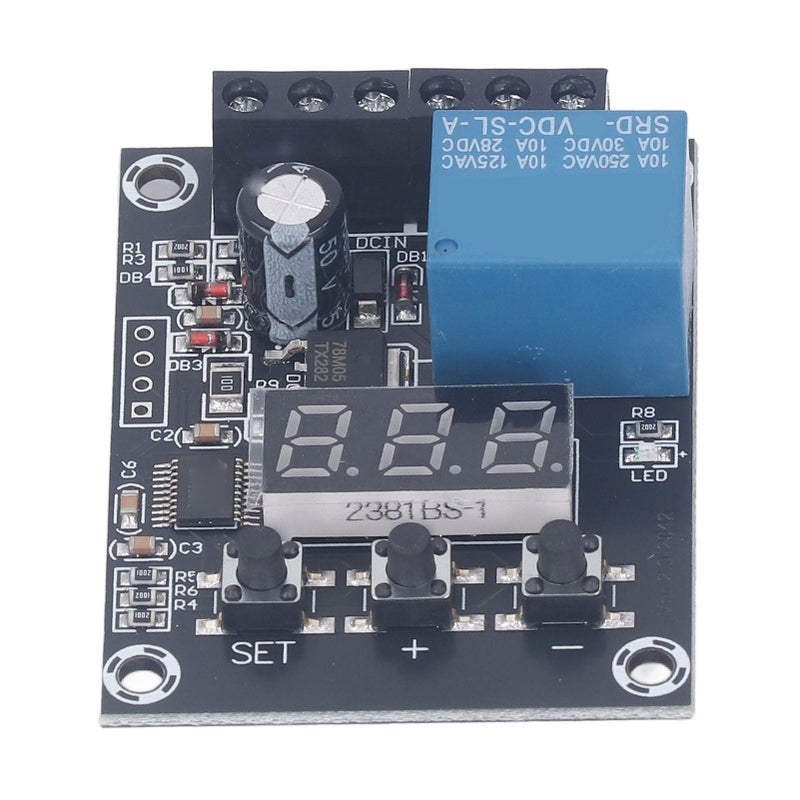 Voltage Relay Module ON Off Upper Lower Limit Detection Control Over Voltage Protection Battery Charge Discharge Timing 24V - Image 1
