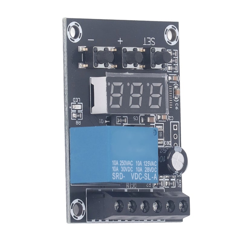 Voltage Relay Module ON Off Upper Lower Limit Detection Control Over Voltage Protection Battery Charge Discharge Timing 24V - Image 2