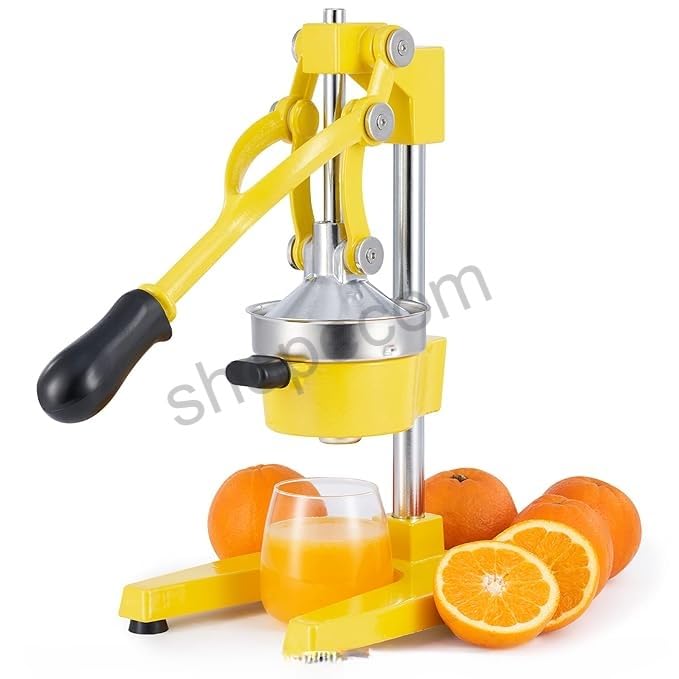 SHOPECOM Hand Press Juicer Machine Manual Orange Juicer and Professional Citrus Juicer for Orange Juice Pom Lime Lemon Juice Commercial Lemon Squeezer and Orange Crusher Easy to Clean - Image 1
