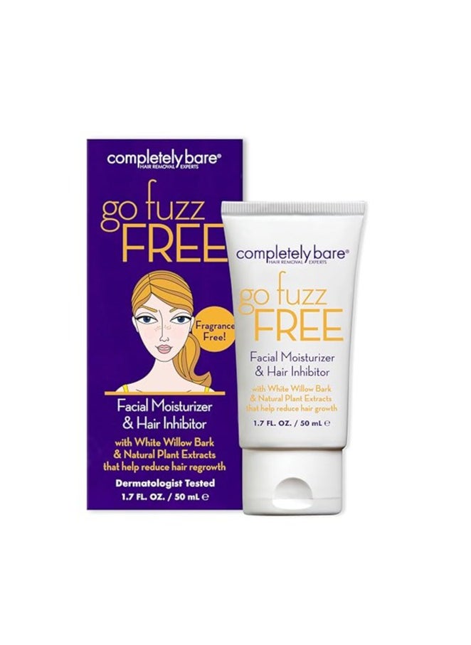 Completely Bare go fuzz FREE Face Moisturizer & Hair Inhibitor 1.7 fl oz 