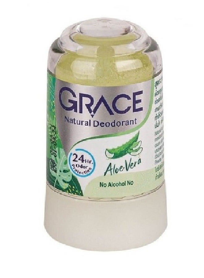 Grace Natural Deodorant Aloe Vera 24 Hr Protection - 70 g - Image 2