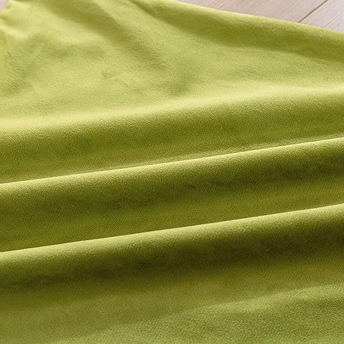 RainRoad Bright Green Throw Pillows Covers Set of 2 Soft Velvet Decorative Pillow Covers 18x18 Inch for Couch Bed (Bright Green, 18" x 18"(Pack of 2)) - Image 3
