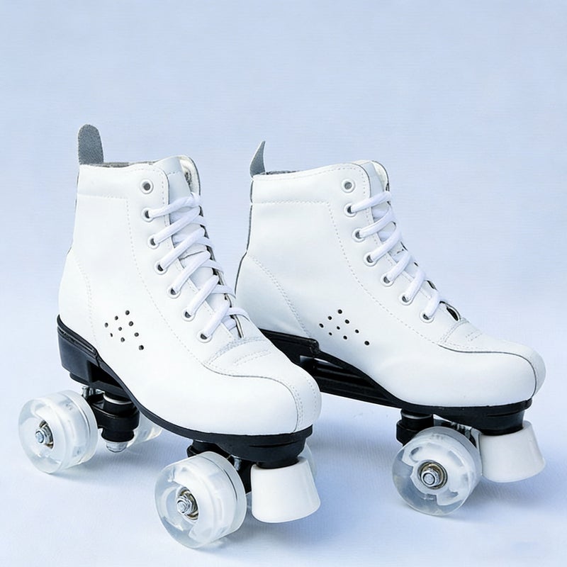 Skates for Adults, Double-Row Roller Skates, Adult Four-Wheel Skates, Children''s Full Set, Beginner''s Roller Skates for Men and Women - Image 3