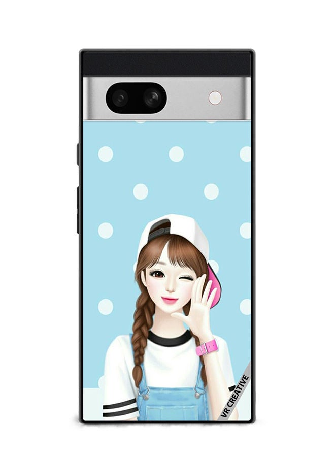 VR CREATIVE Protective Case Cover For Google Pixel 7a Spotty Design Multicolour - Image 1