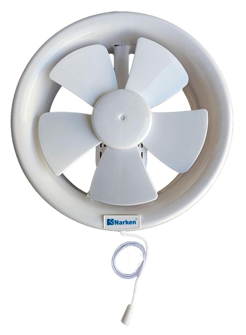 Narken Exhaust Fan 6 Inches for window of the kitchen or bathroom office Power 13W Speed 1900r min Air Volume 200m³ h full copper motor. - Image 1