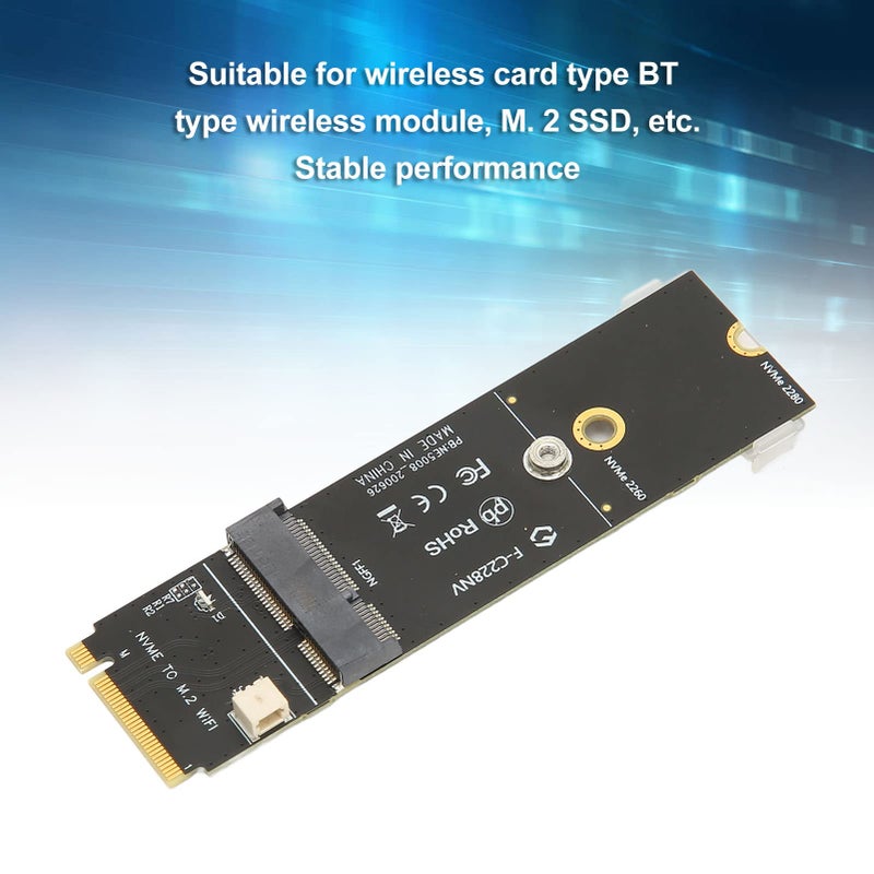 M Key M 2 SSD Adapter Card For Laptop WiFi Bluetooth NGFF A E Key To M Key - Image 4