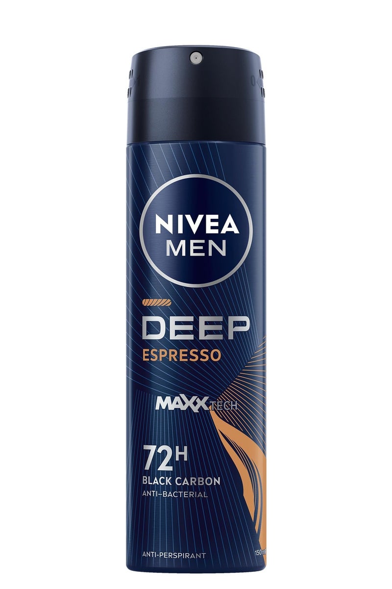 Nivea مضاد التعرق للرجال من الكربون الأسود العميق، 150 مل