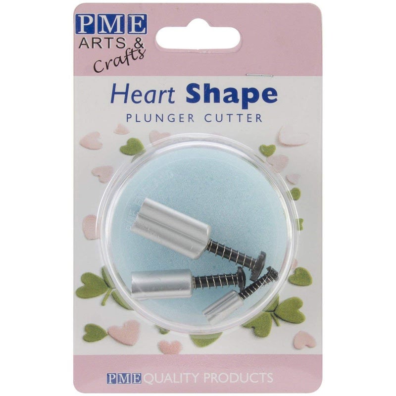 PME Plunger Cutters  Heart Shape  3-Pack - Image 4