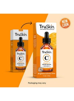TruSkin Naturals TruSkin Vitamin C Serum - Anti Aging Facial Serum with Vitamin C, Hyaluronic Acid, Vitamin E & More - Brightening Serum for Dark Spots, Even Skin Tone, Eye Area, Fine Lines & Wrinkles, 1 Fl Oz  - Image 2