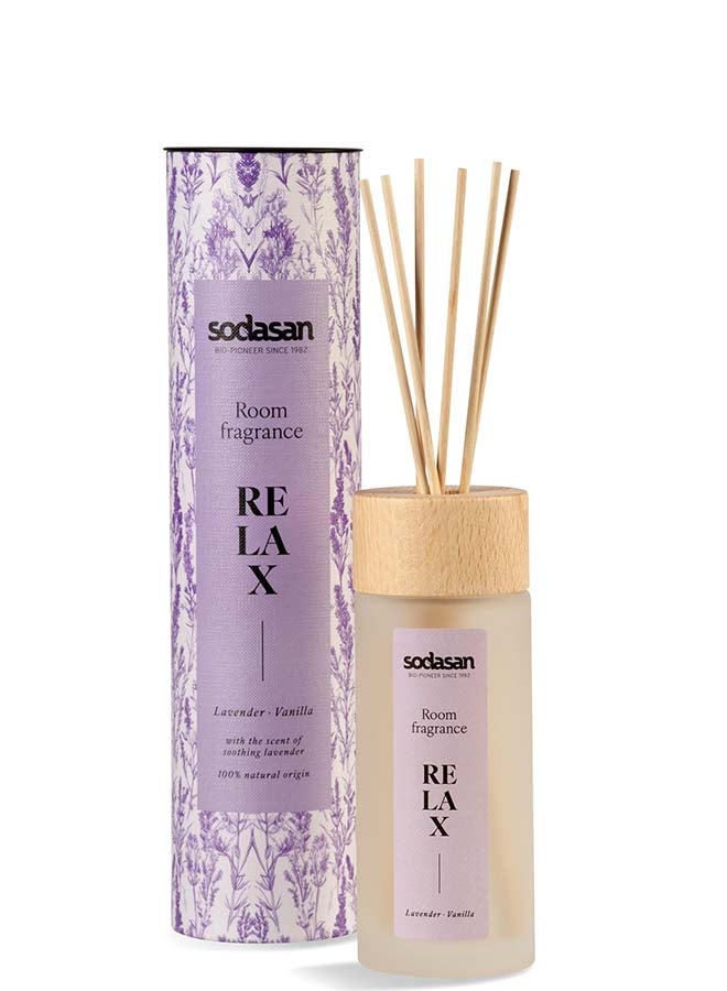 sodasan 100% Natural Room Fragrance - Lavender Vanilla - RELAX 200ML - Image 1