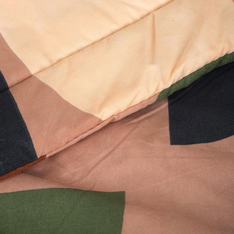 HOKIPO Super Soft Glace Cotton AC Comforter/Blanket/Duvet/Bedding Set for Single Bed with 1 Flat Bedsheet and 1 Pillow Cover, 220 GSM (IN-570-D1) - Image 4