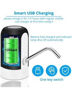 KRAWN Smart USB Charging Water Discharge Electric Mobile Water Pump  - Image 3